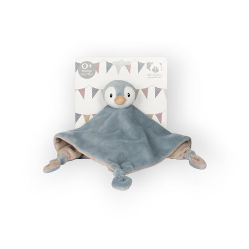 Picture of PENGUIN RATTLE BLANKET 26CM